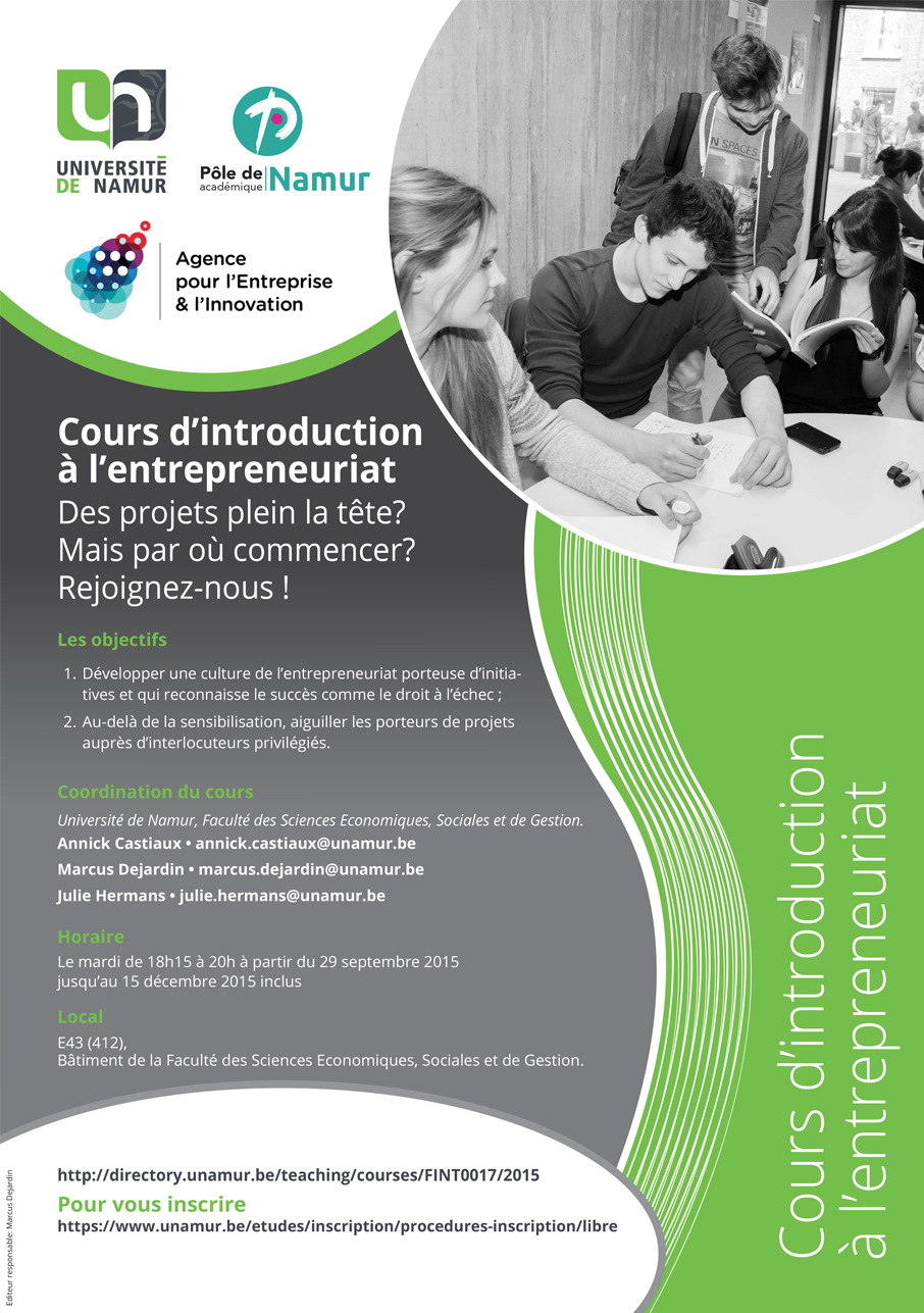 Cours d'introduction à l'entrepreneuriat