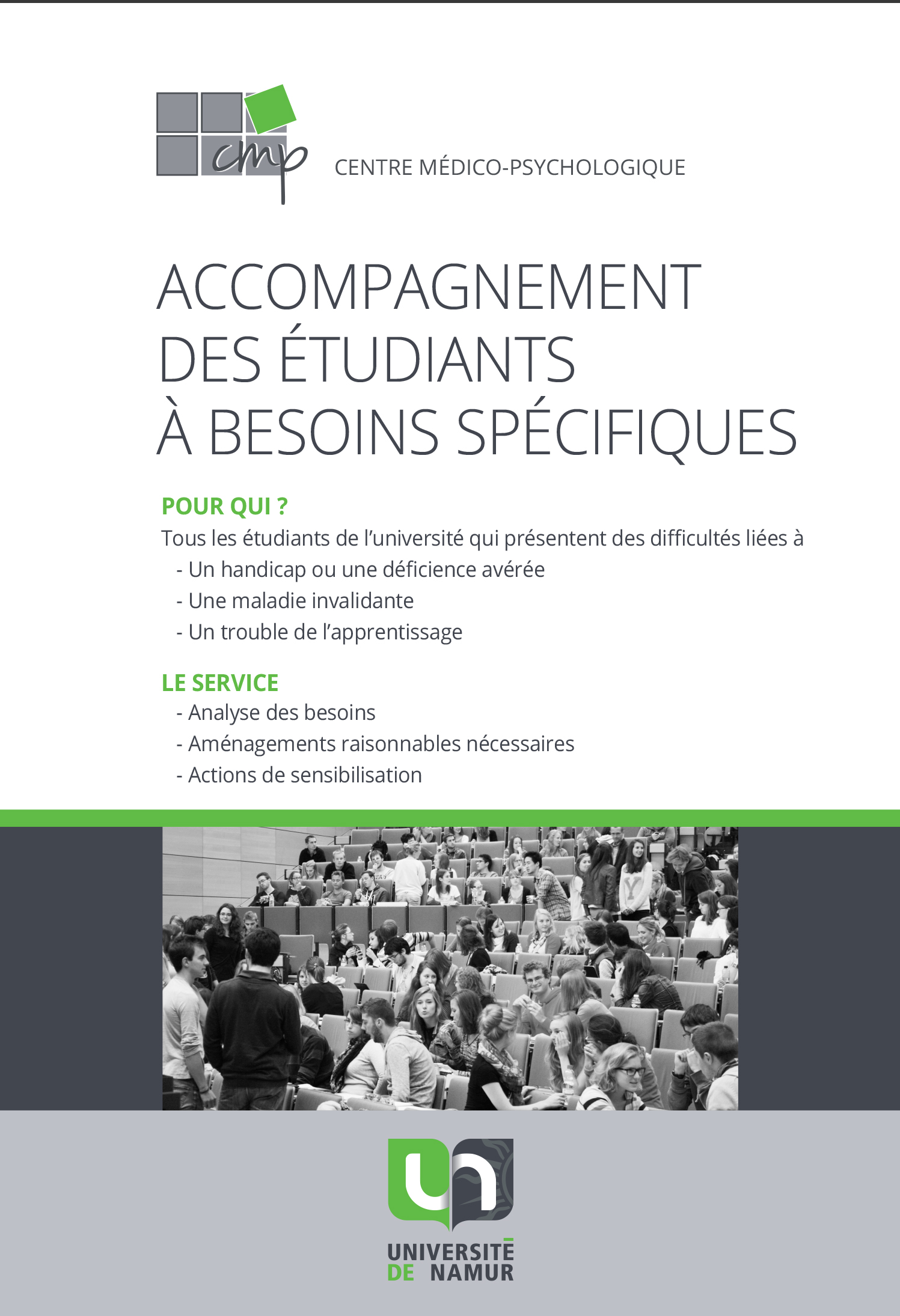 Etudiants à besoins spécifiques