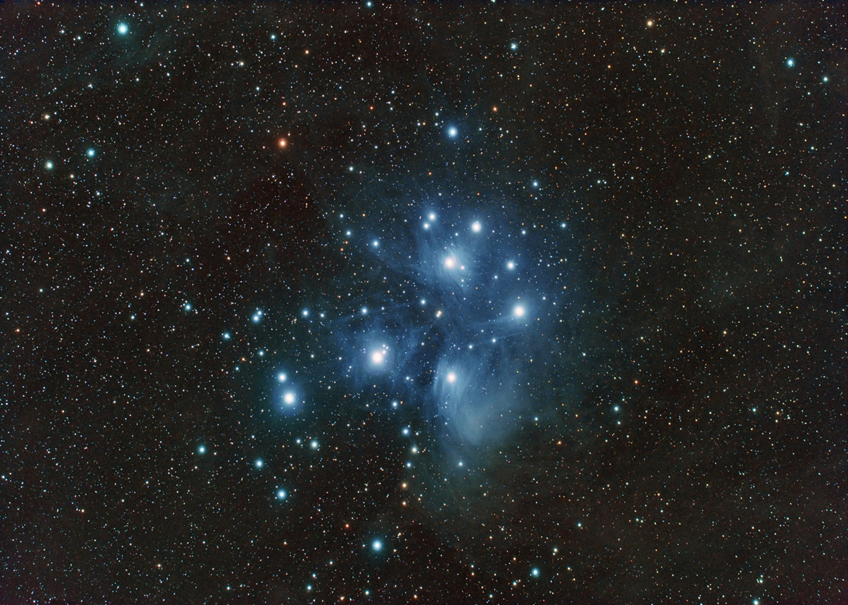 Звездные картинки. M45 Плеяды. Рассеянное Звёздное скопление Плеяды (m 45). Звезда Мафусаила HD 140283. Отражательные туманности в созвездии Плеяды.