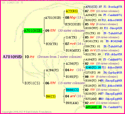 Pedigree of A701(HSB) :
four generations presented
it's temporarily unavailable, sorry!