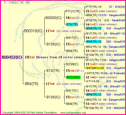 Pedigree of B00452(IC) :
four generations presented
it's temporarily unavailable, sorry!