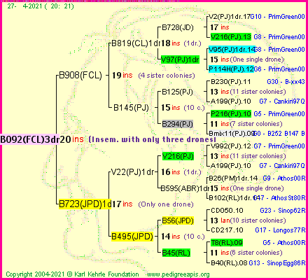 Pedigree of B092(FCL)3dr :
four generations presented
it's temporarily unavailable, sorry!