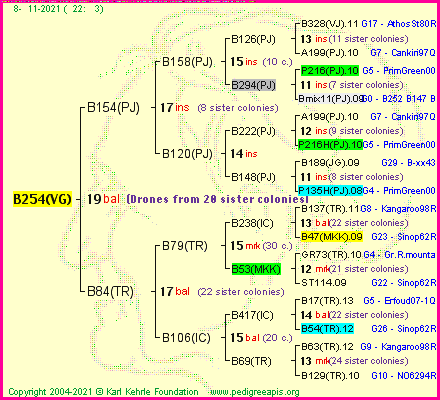 Pedigree of B254(VG) :
four generations presented
it's temporarily unavailable, sorry!