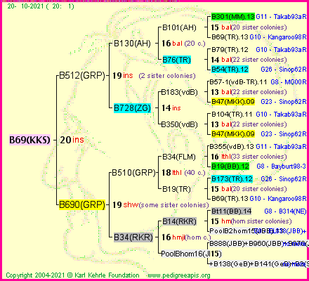 Pedigree of B69(KKS) :
four generations presented
it's temporarily unavailable, sorry!