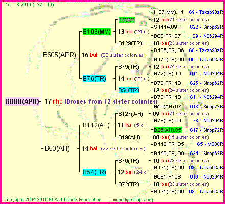 Pedigree of B888(APR) :
four generations presented<br />it's temporarily unavailable, sorry!