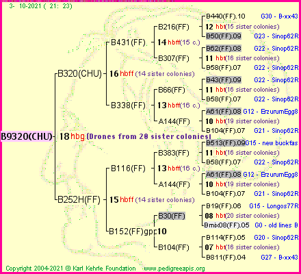 Pedigree of B9320(CHU) :
four generations presented
it's temporarily unavailable, sorry!