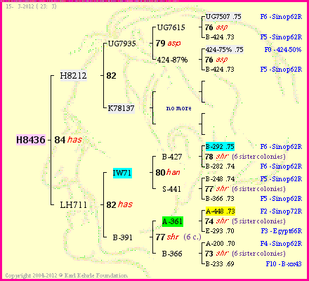 Pedigree of H8436 :
four generations presented
it's temporarily unavailable, sorry!